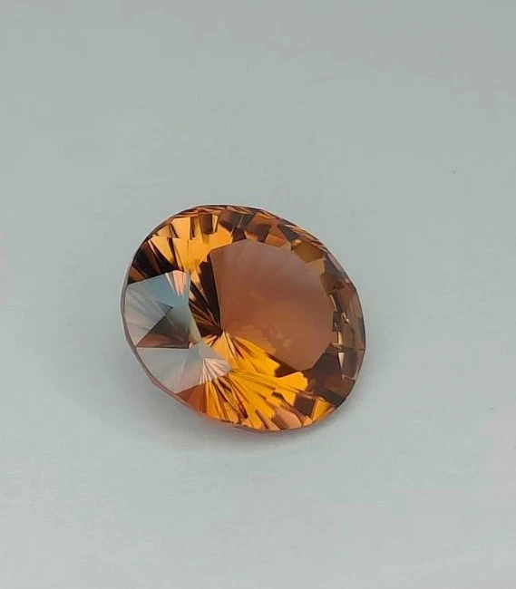 12.30ct Natural Citrine Oval Cut Loose Gemstone From Nigeria — view 2